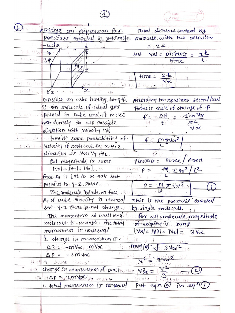 12th HSC Board Physics Imp Derivations | PDF