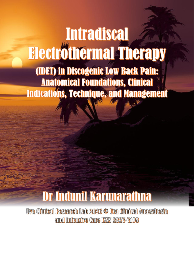 Intradiscal Electrothermal Therapy (IDET) in Discogenic Low Back Pain ...