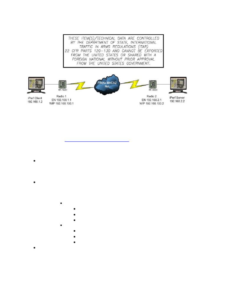 IPERF Setup | PDF
