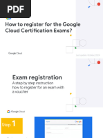 GCP Certification Exam Registration Guide | PDF | Cloud Computing ...