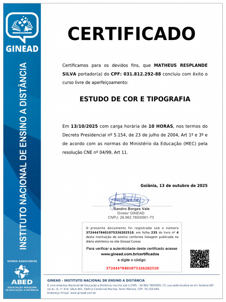 Curso Estudo de Cor e Tipografia | PDF