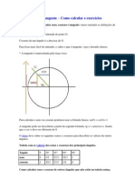 Seno, Cosseno, Tangente