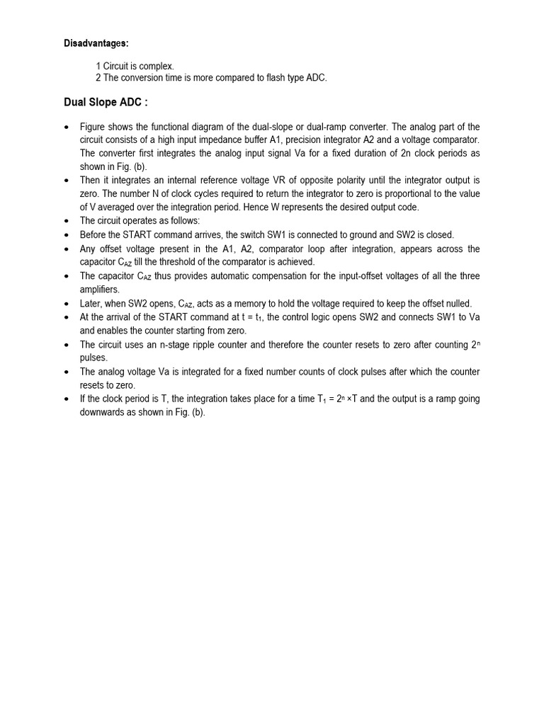 Unit 3-4 | PDF | Analog To Digital Converter | Electronic Circuits