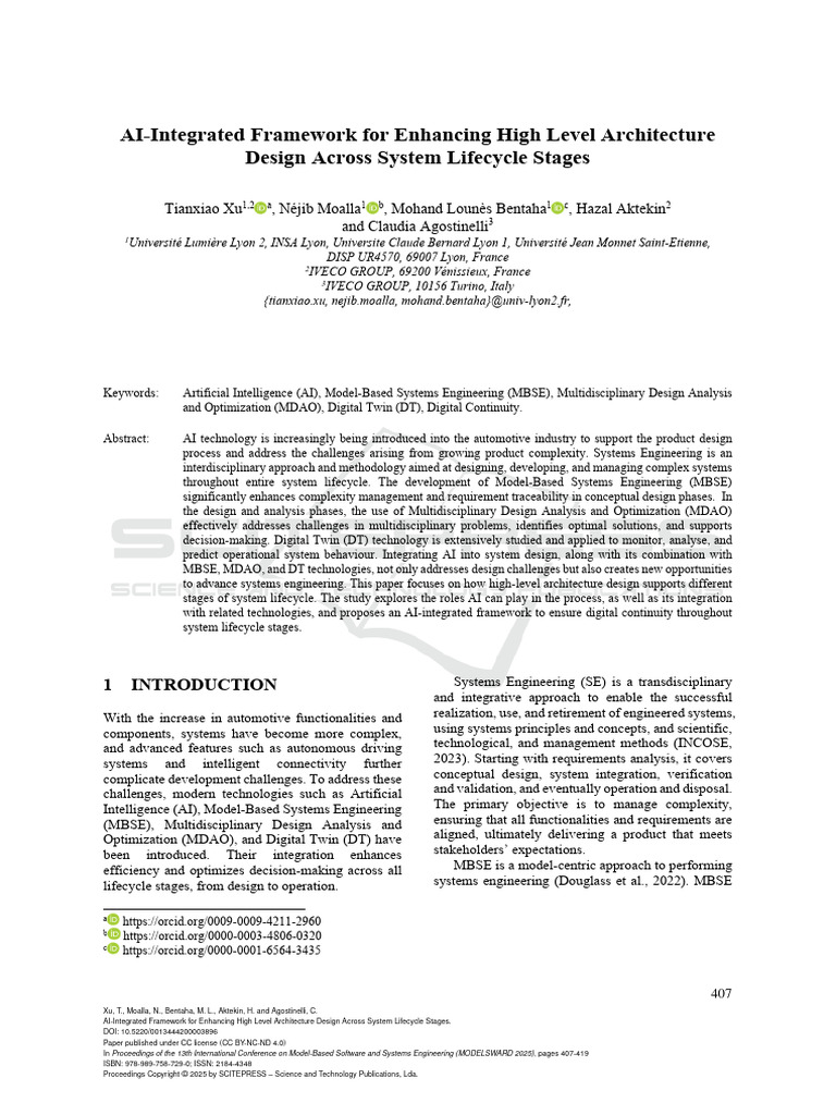 AI Integrated Framework For Enhancing High Level Architecture | PDF ...