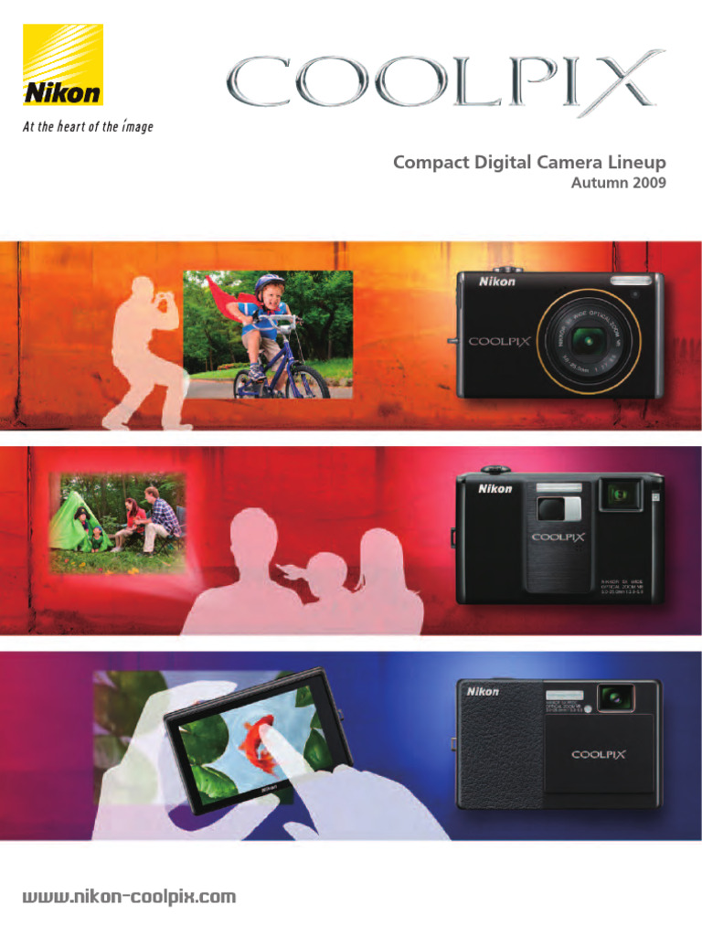 2009 Winter Coolpix Lineup Europe 16pg | PDF | Image Stabilization | Camera