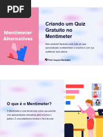 Como Usar o Mentimeter Eficazmente | PDF | Comentários | Tempo