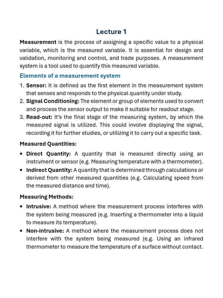 Sensors and Instruments | PDF | Flow Measurement | Pressure Measurement