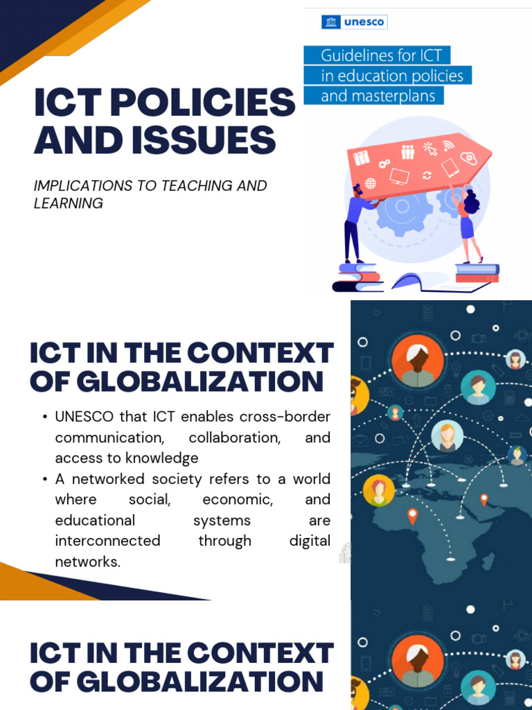 Ict Policies and Issues | PDF | Educational Technology | Information ...