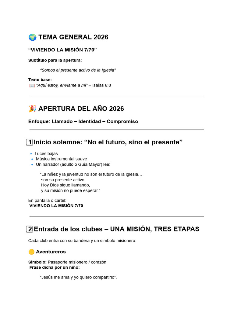 ? Tema General 2026 | PDF