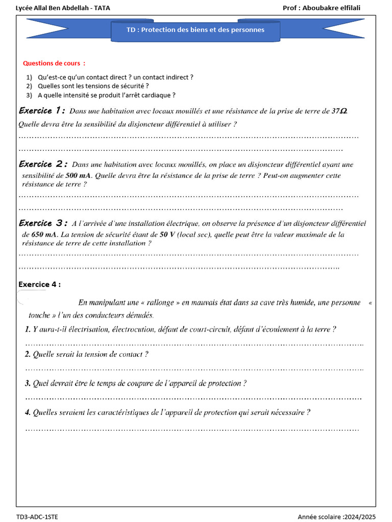 Td3 Protection Des Biens VF | PDF