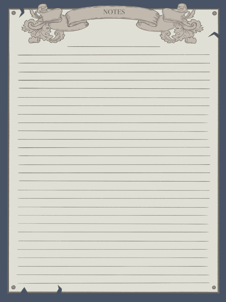 Blue Notes Sheet | PDF