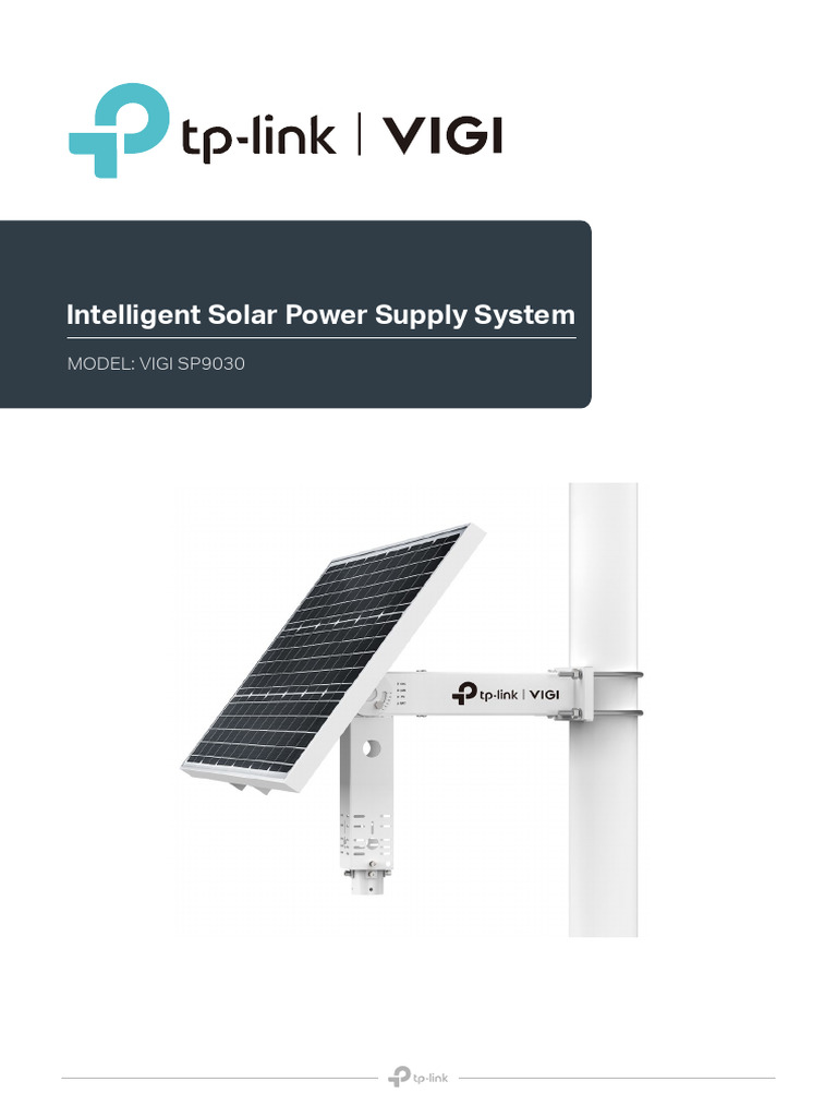 Vigi Sp9030 (Un) 1.0 Datasheet | PDF | Solar Panel | Photovoltaic System