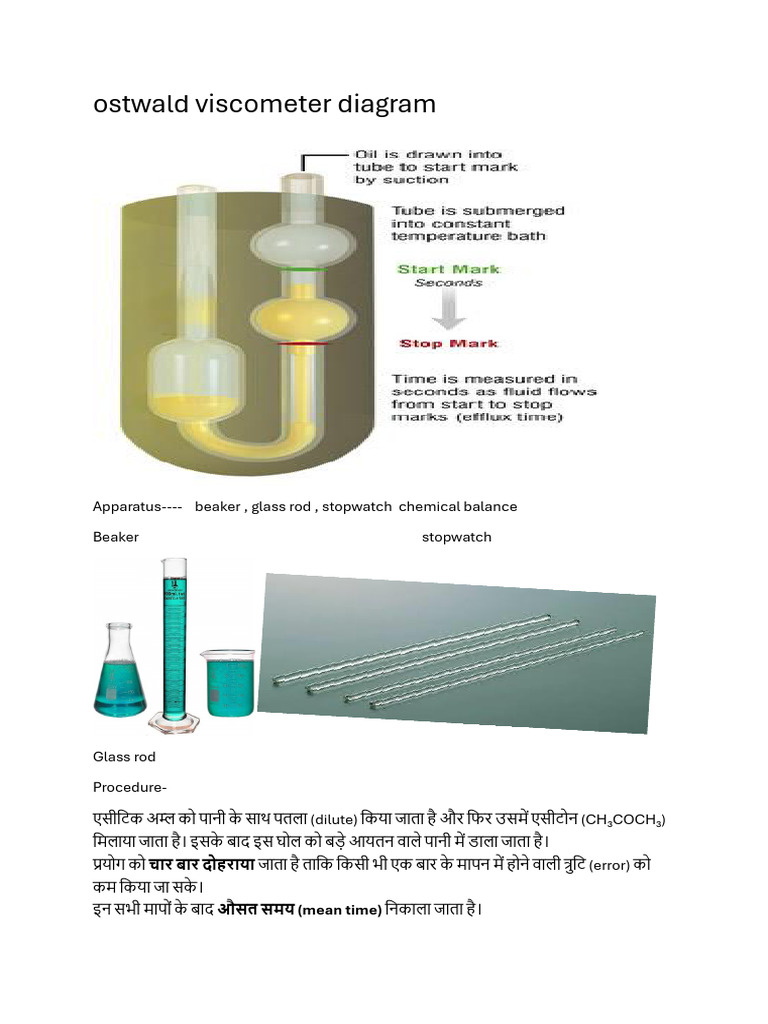 Viscometer Practical | PDF
