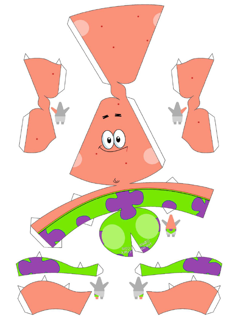 Patrick Papercraft Instructions by Kamibox D4ro1m4 | PDF
