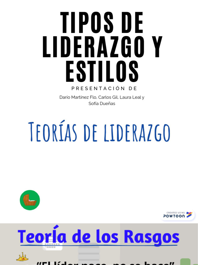 Tipos de Liderazgo y Estilos PDF | PDF | Liderazgo | Las emociones