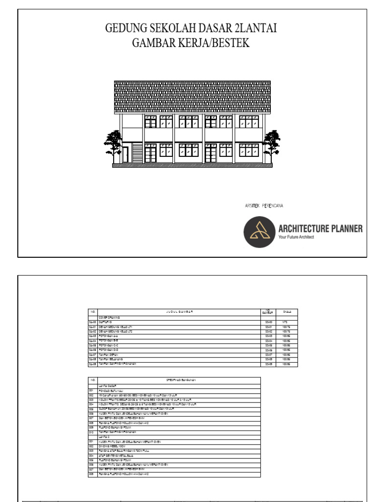 Layout Gedung SD Ilmaa | PDF