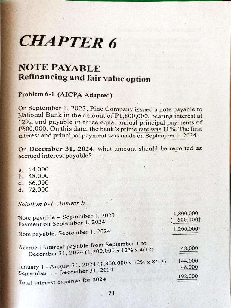 Notes Payable | PDF