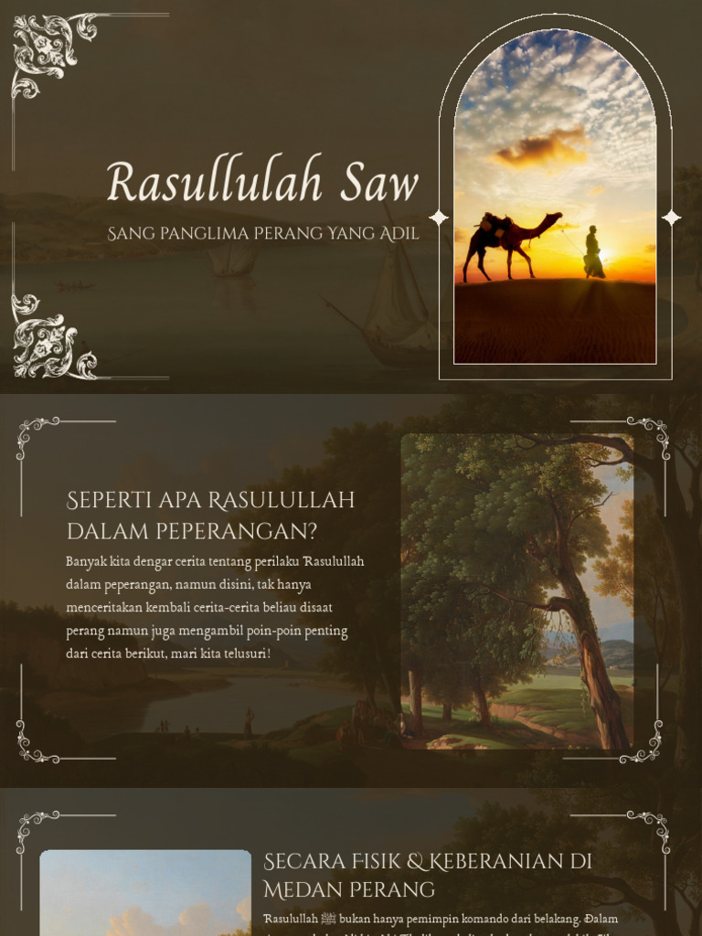 Rasulullah Dan Kelihaiannya Dalam Peperangan | PDF
