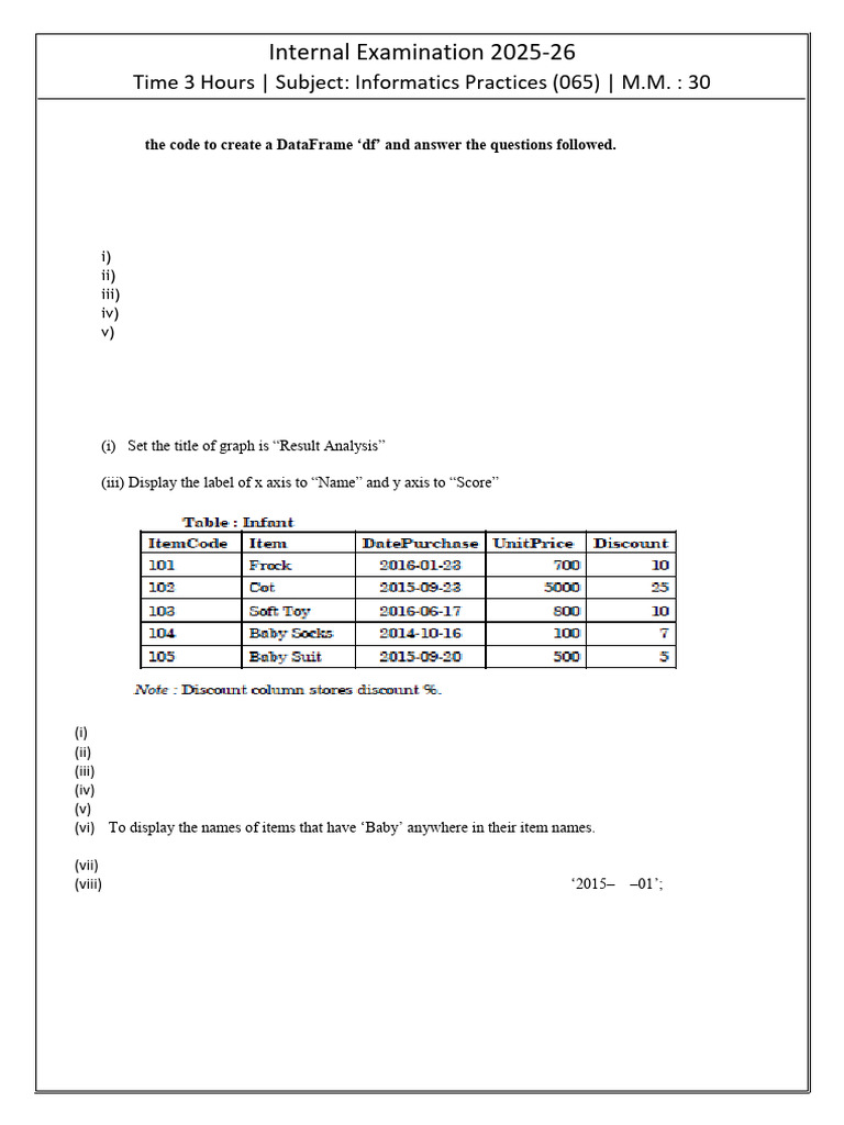 Ip Practical Revision Ques-2 | PDF | Data Management | Databases