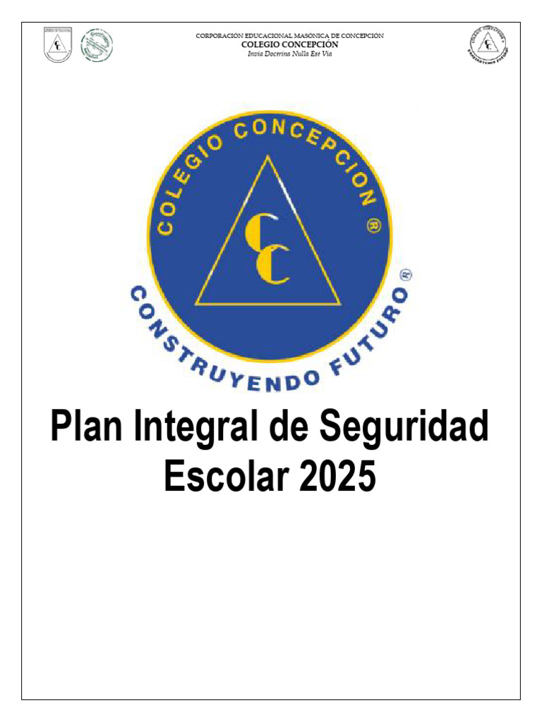Plan Integral de Seguridad Escolar 2025 | PDF | Maestros