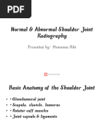 Shoulder X-ray Interpretation Guide | PDF | Teaching Methods & Materials
