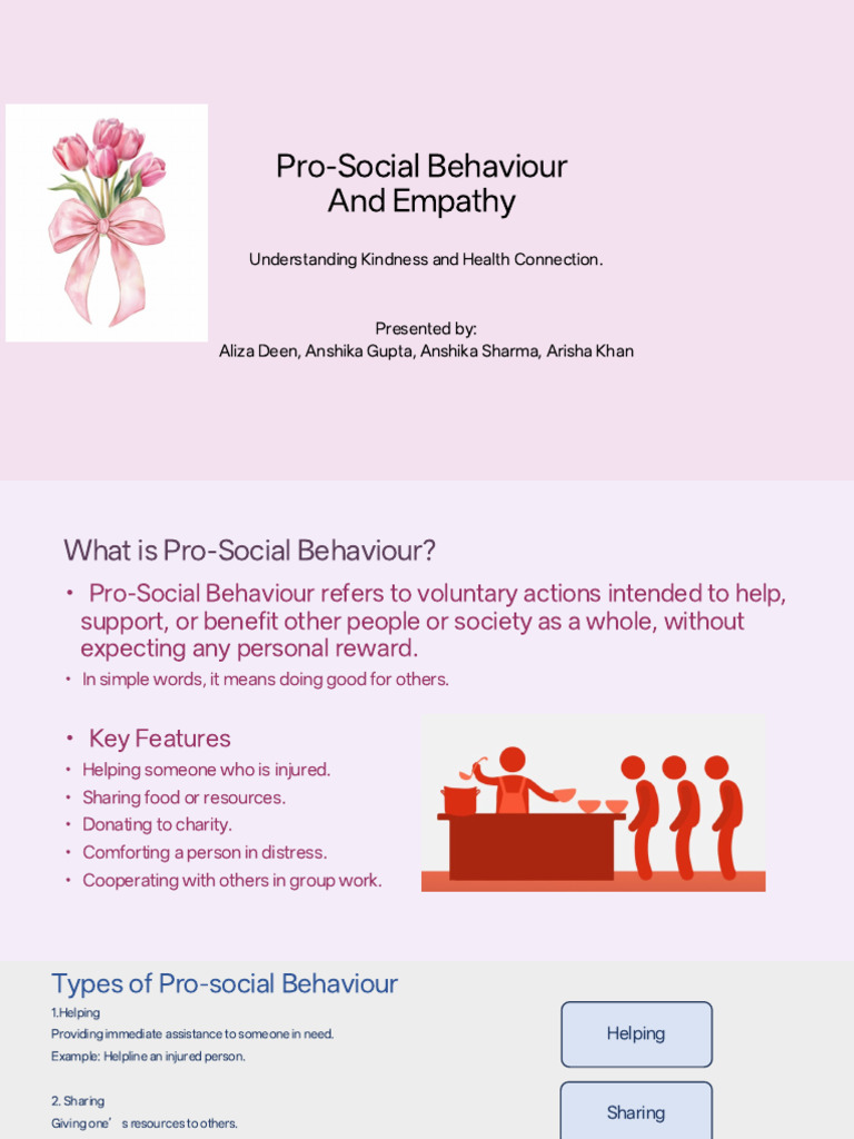 Pro-Social Behaviour Psychology | PDF | Empathy | Altruism