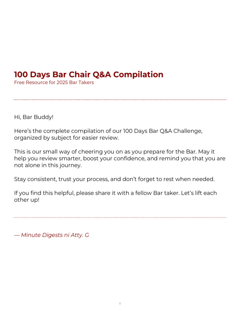 2025 Compiled Practice BAR QUESTIONS | PDF | Search Warrant | Eminent ...