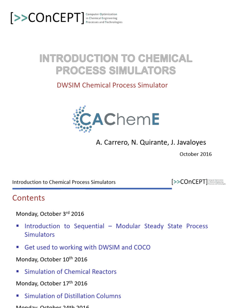 Tutorial Coco - Dwsim Intro To Chemical Process Simulator | PDF ...