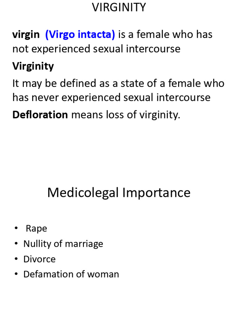 Virginity | PDF | Labia | Vagina
