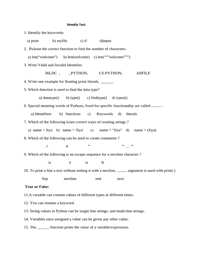 Test CH-6 | PDF