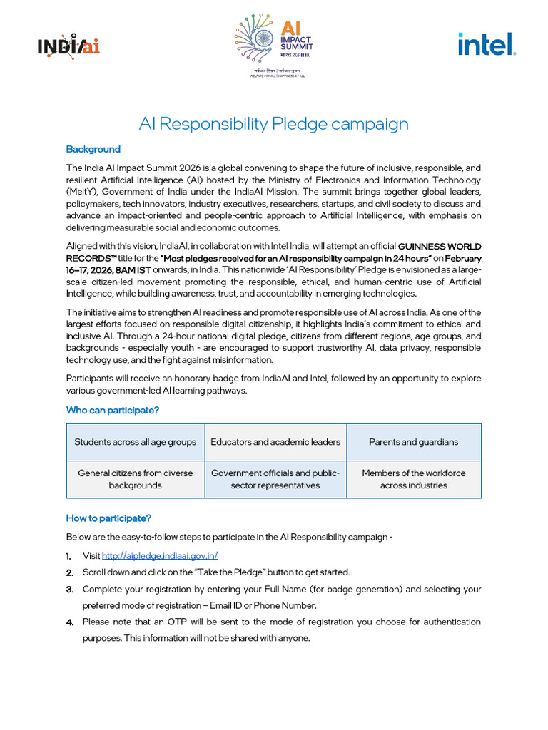 About - AI Responsibility Pledge Campaign | PDF | Artificial ...