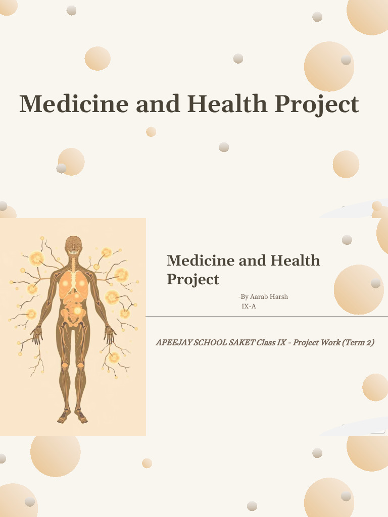 Medicine and Health Project | PDF | Infection | Vaccines
