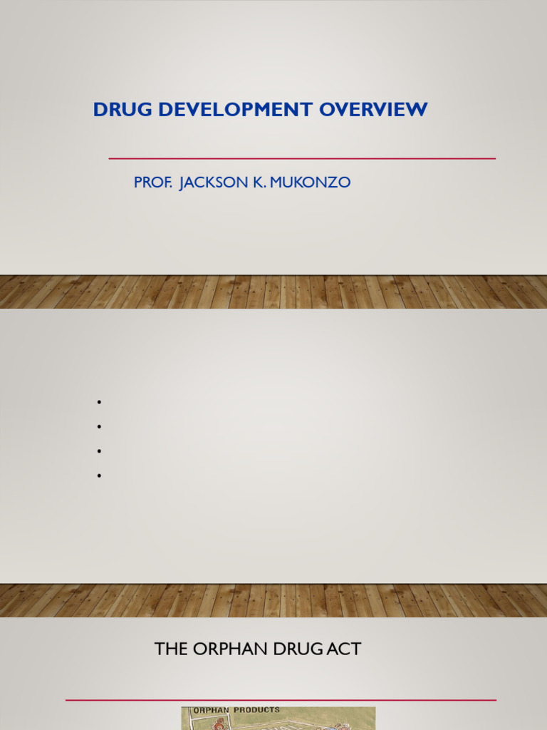 Drug Development Overview For Undergraduates 2024 | PDF | Drug Design ...