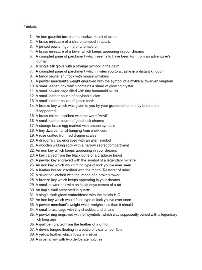 Items | PDF