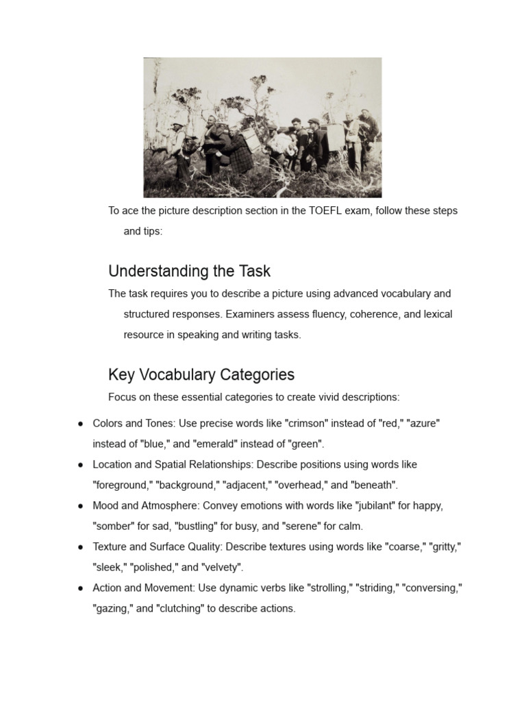 Picture Description | PDF
