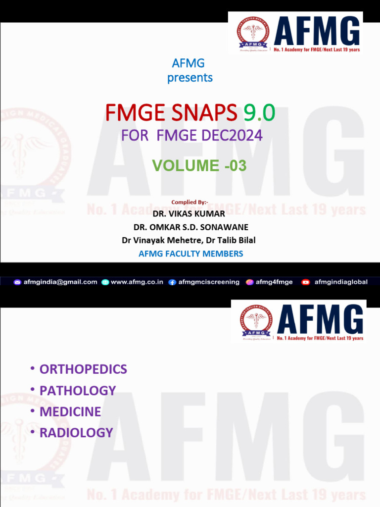 Afmg Fmge Snaps-3 De2024 | PDF | Hip | Elbow