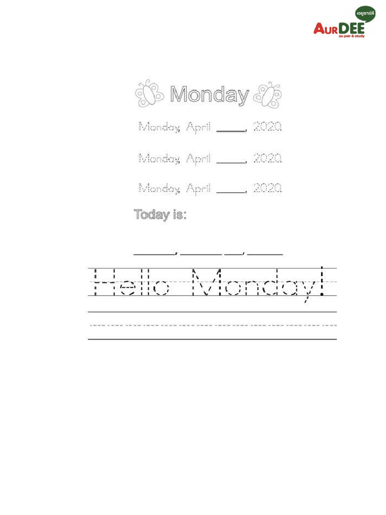Hello Monday | PDF