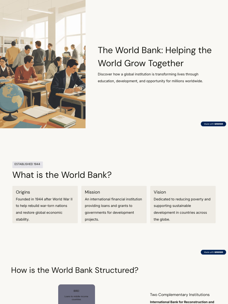 The World Bank_ Helping the World Grow Together-1 | PDF | World Bank ...