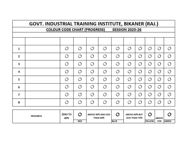 Colour Code Chart | PDF