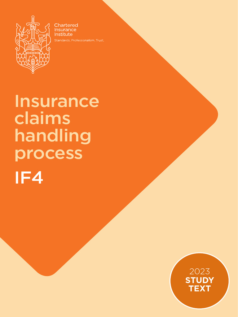 If4-Insurance Claims Handling Process | PDF | Insurance | Indemnity