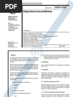 ABNT NBR 6494 Segurança nos andaimes
