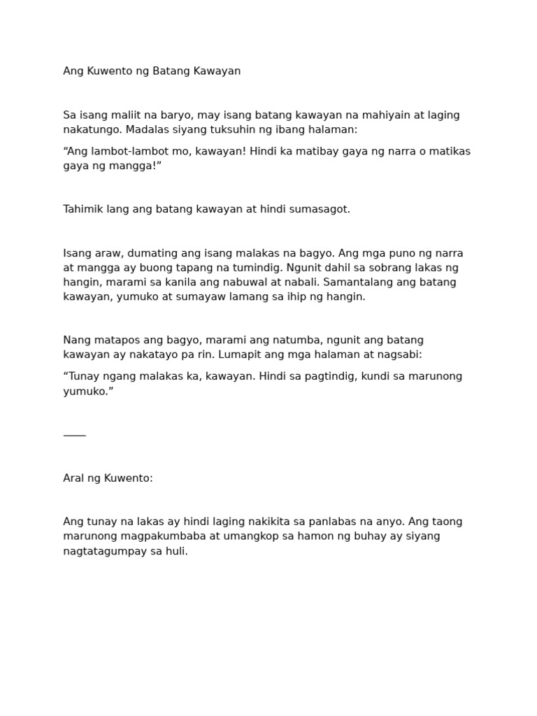Kawayan | PDF