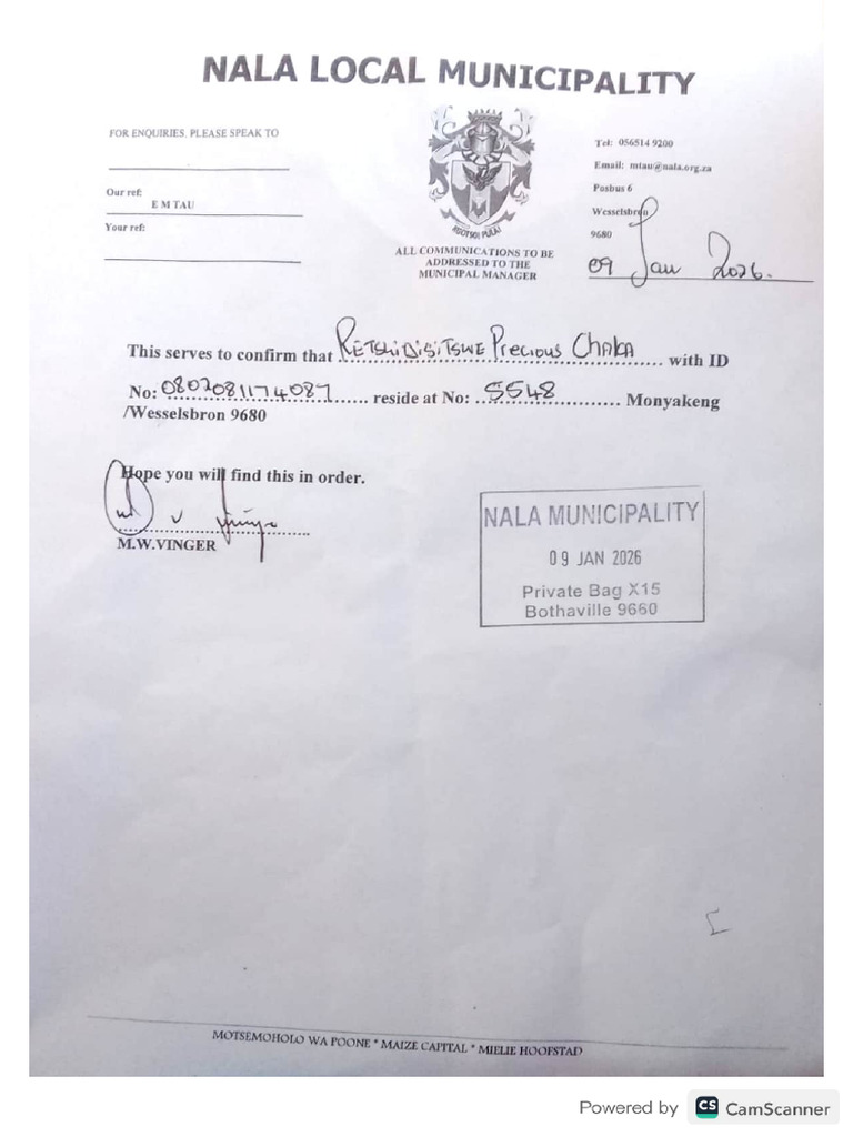 Loca Municipality | PDF