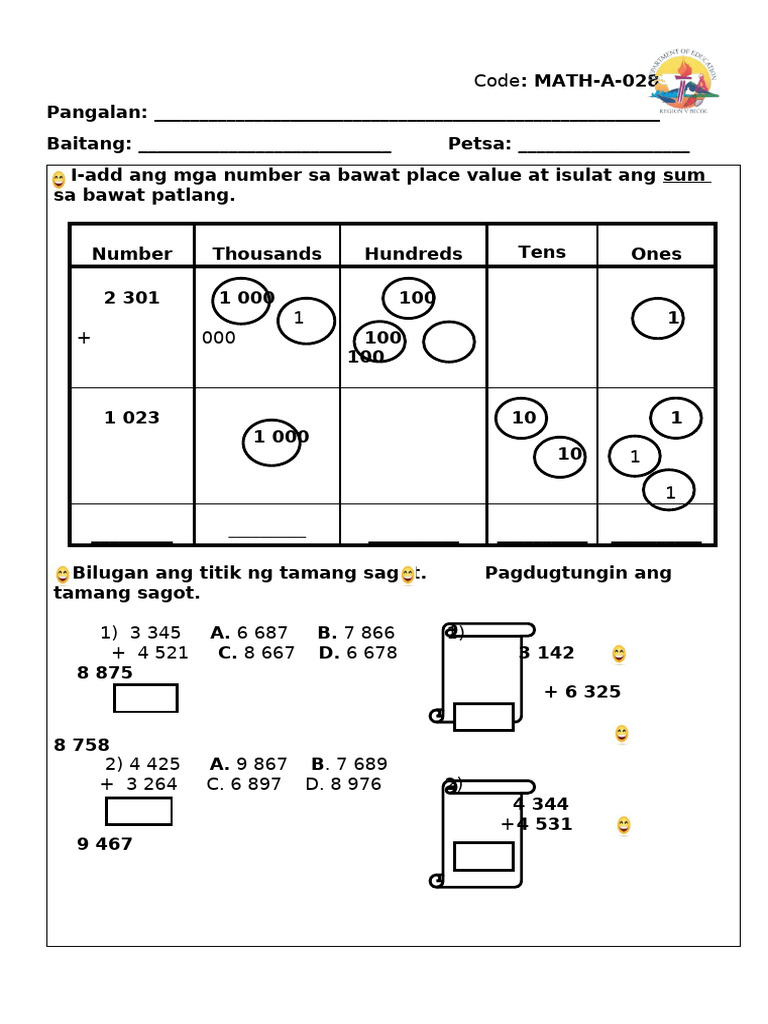 MATH a 028 Final | PDF