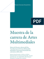 Muestra de La Carrera de Artes Multimediales