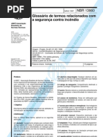 Glossário de termos relacionados com a segurança contra incêndios