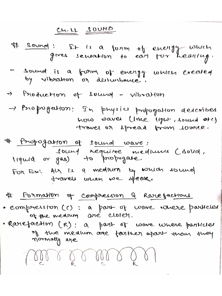 CH 11 Notes - IX Physics | PDF