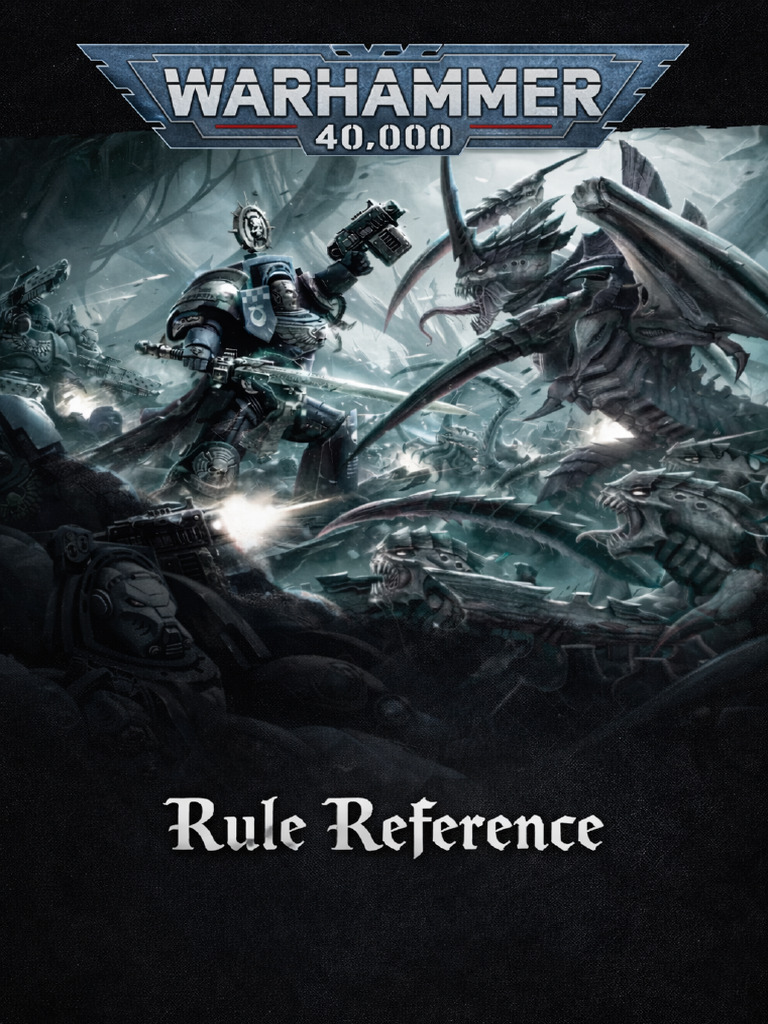 Rule Reference 40k With Cover | PDF | Battles | Warfare