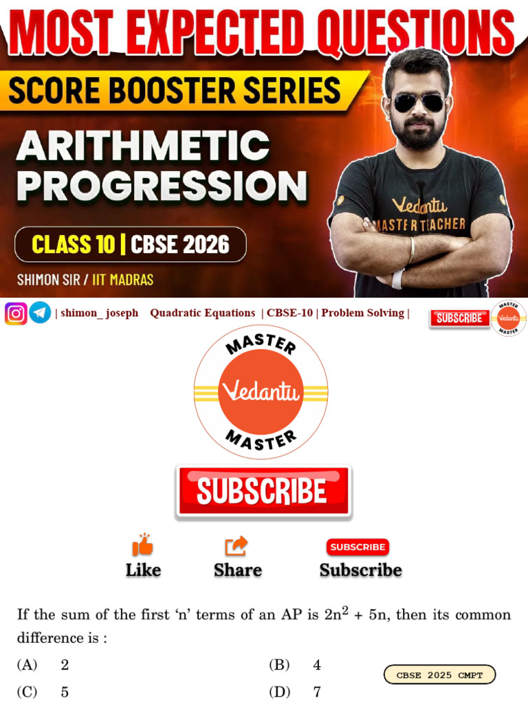 vedantu score booster maths chapter 5 | PDF