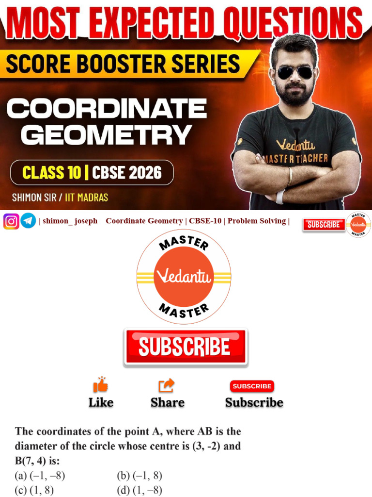 Vedantu Score Booster Maths Chapter 6 | PDF